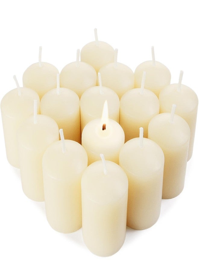 ENCANLIGHT Beeswax Votive Candles, 16-Pack Natural Bees Wax Candles Bulk, 9 Hours Long Burning, Unscented & Smokeless Pure Beeswax Candle 1.37 x1.85 Inches for Wedding, Birthday, Prayers, Relax - Image 1